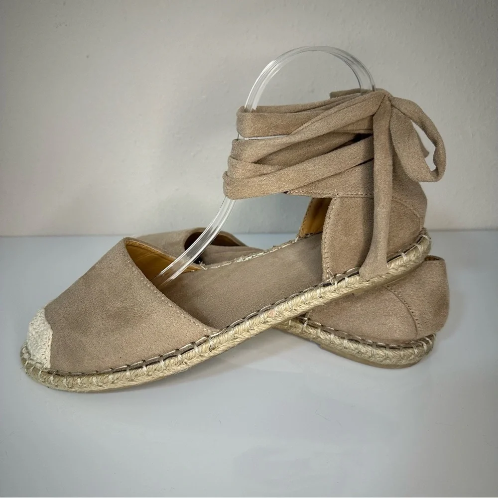 Espadrille Tie-Up Shoes